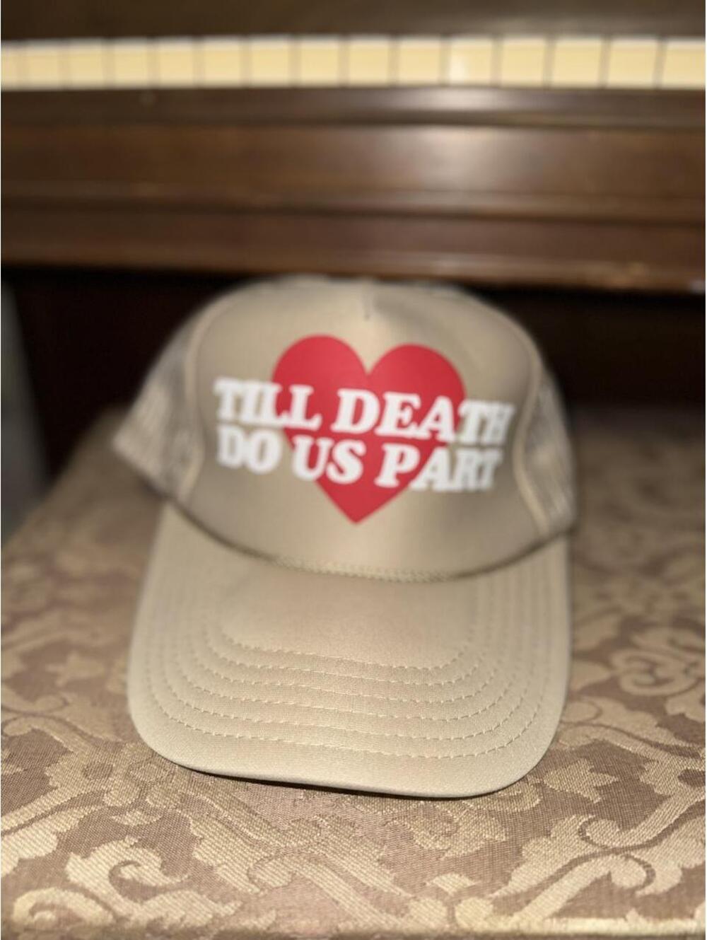 Anthropologie Women's Tan and Cream Hat